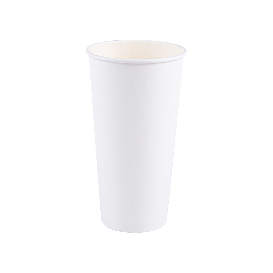 16 oz (500 ml) Cupă de hârtie biodegradabilă PLA cu un singur perete