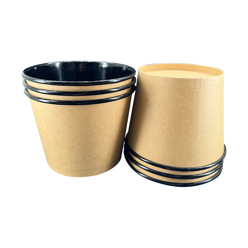 Boluri rotunde din hârtie de unică folosință din hârtie kraft de 1000 ml